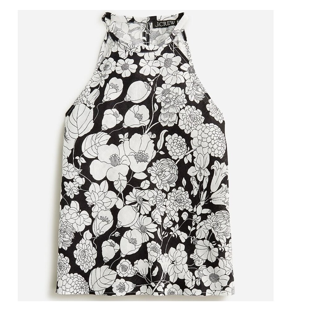 ✨J Crew Amber Linen Top In Classic Floral  - New✨‎
